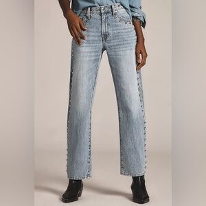 Pistola Lexi Blue Sattelite Studded Denim Jeans Sz 27